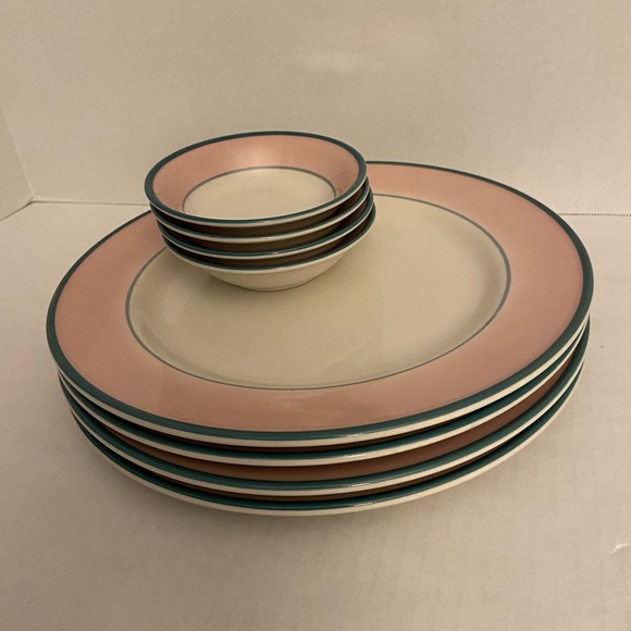Vintage Mayer China Dinner Dishes & Dessert/Fruit Bowls - Picture 2 of 5